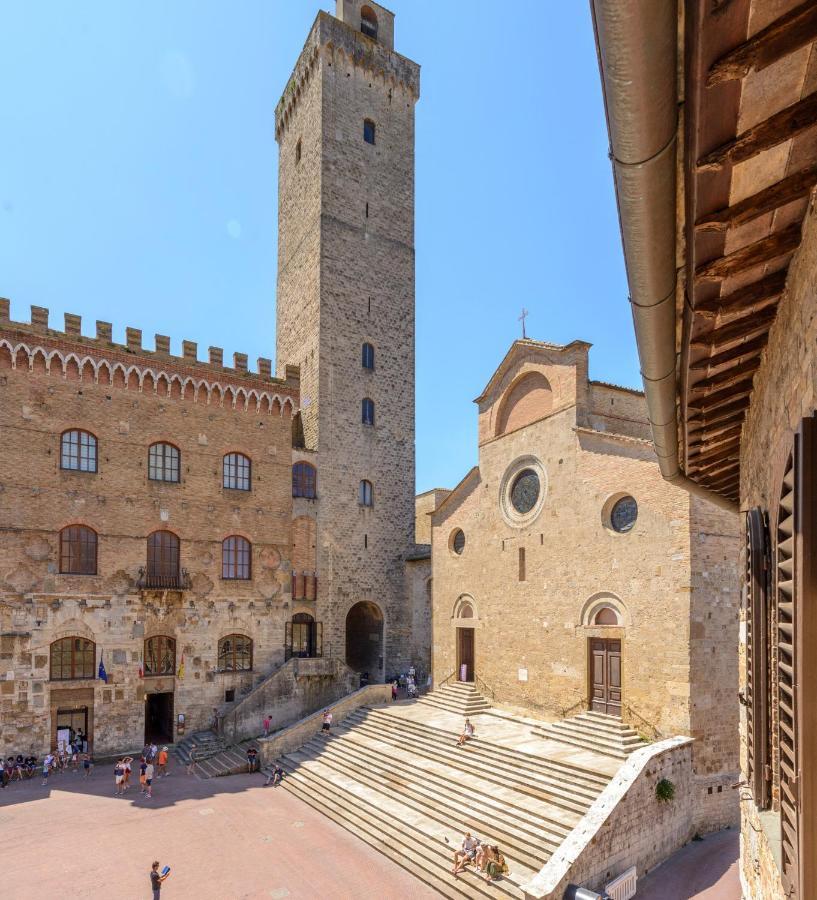 Sangi Studio Apartment - With Amazing View Of The Duomo San Gimignano Eksteriør billede